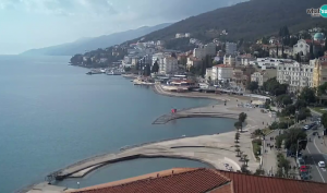 Opatija webcam - Panorama from the Hotel Milenij