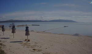 Lake Vransko jezero webcam - Camp